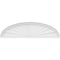 Ekena Millwork Elliptical Sunburst Architectural Grade PVC Pediment, 46"W x 12-1/2"H x 2"P PEDPS046X125ELL01 - alternate 4